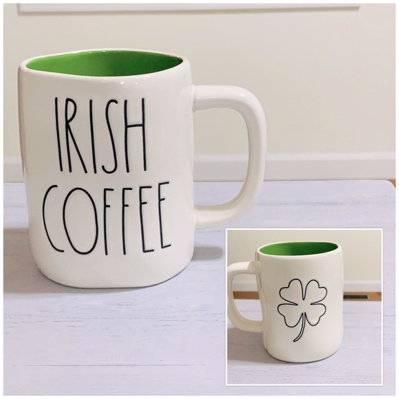 Rae Dunn Double Sided Mug IRISH COFFEE
